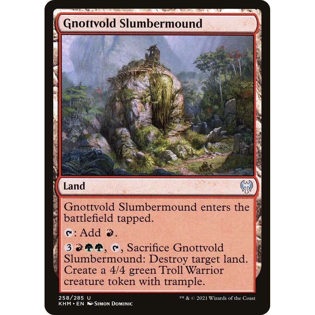 Image for Gnottvold Slumbermound (258) (KHM) - Magic: The Gathering