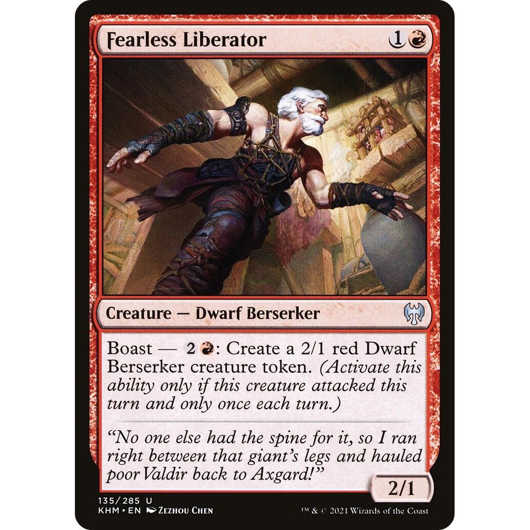 Image for Fearless Liberator (135) (KHM) - Magic: The Gathering