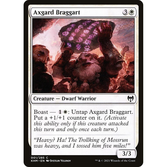 Image for Axgard Braggart (1) (KHM) - Magic: The Gathering