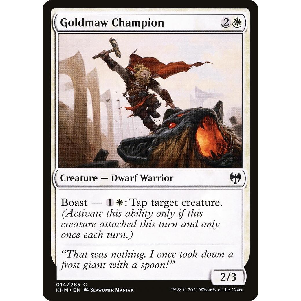 Image for Goldmaw Champion (14) (KHM) - Magic: The Gathering