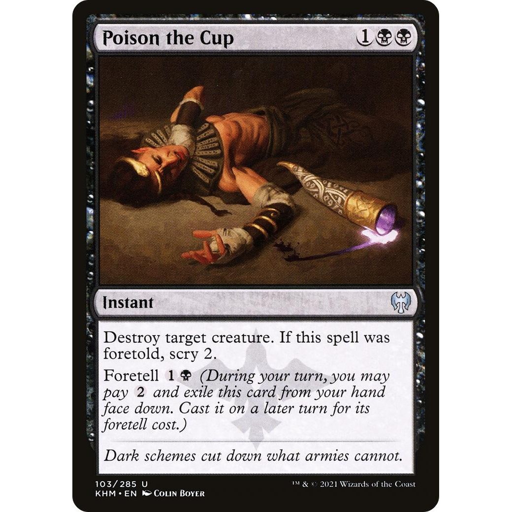 Image for Poison the Cup (103) (KHM) - Magic: The Gathering