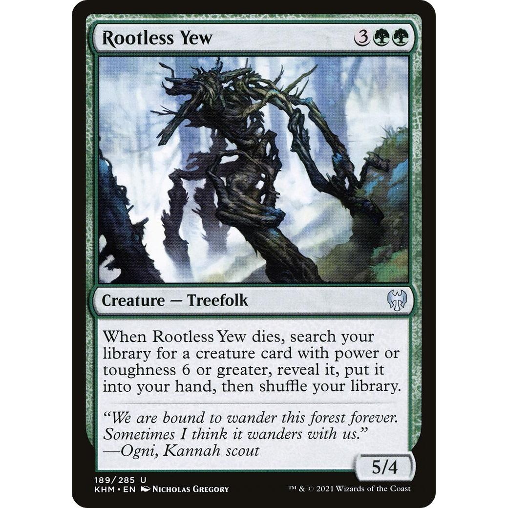 Image for Rootless Yew (189) (KHM) - Magic: The Gathering
