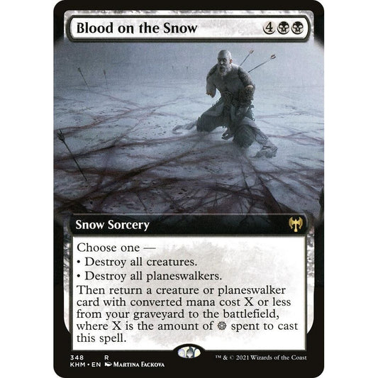 Image for Blood on the Snow (Extended Art) (348) (KHM) - Magic: The Gathering