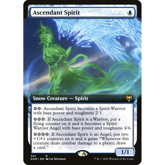 Image for Ascendant Spirit (Extended Art) (341) (KHM) - Magic: The Gathering