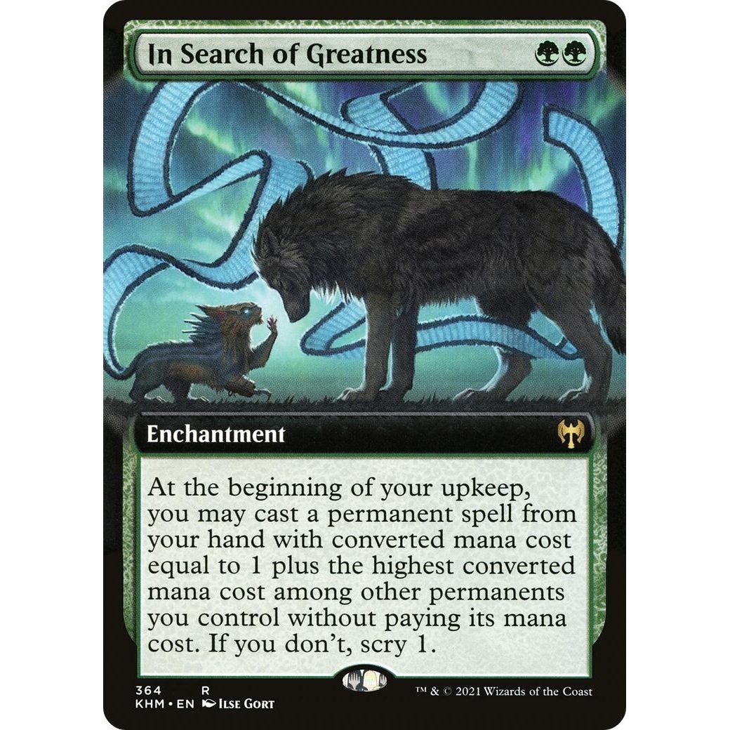 Image for In Search of Greatness (Extended Art) (364) (KHM) - Magic: The Gathering