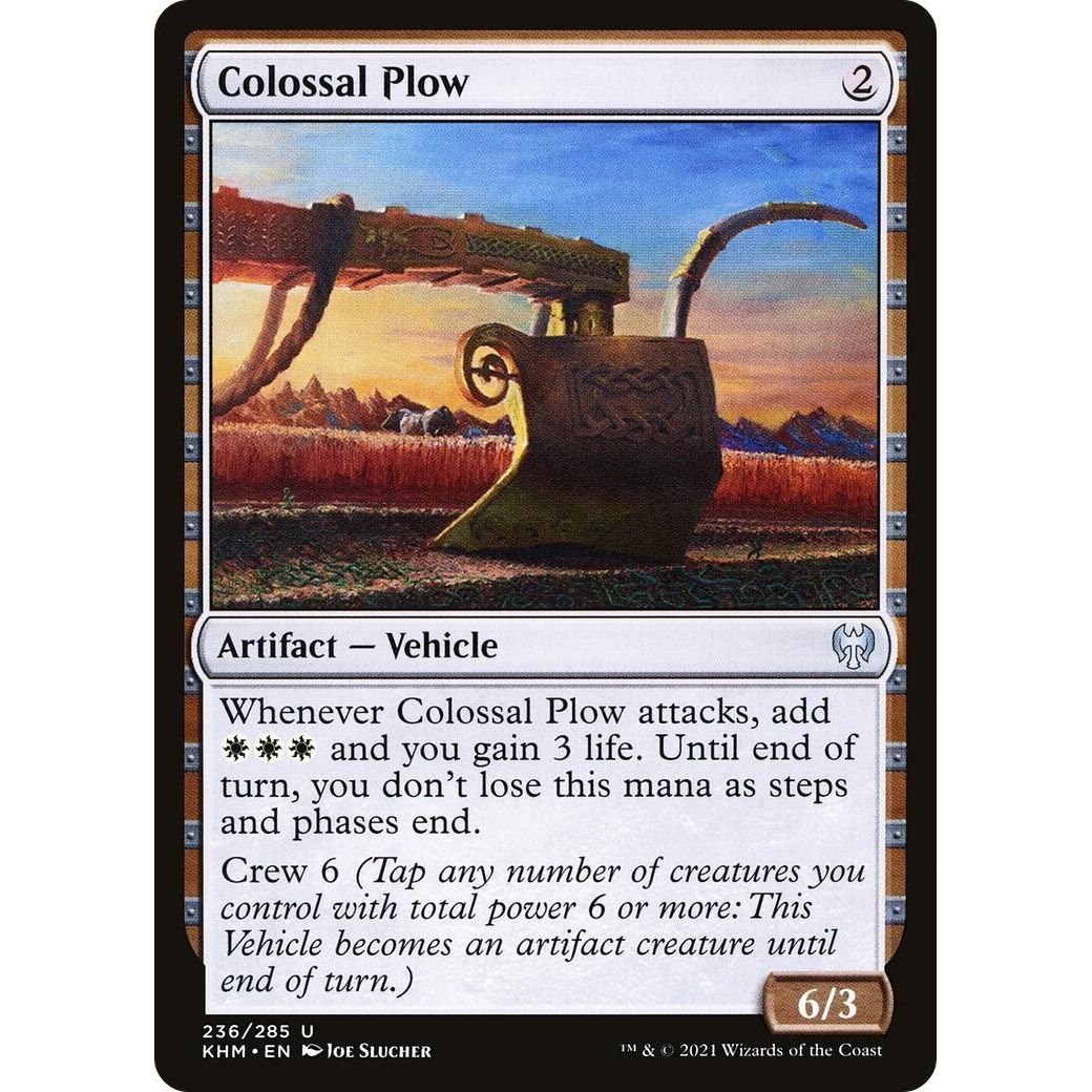 Image for Colossal Plow (236) (KHM) - Magic: The Gathering