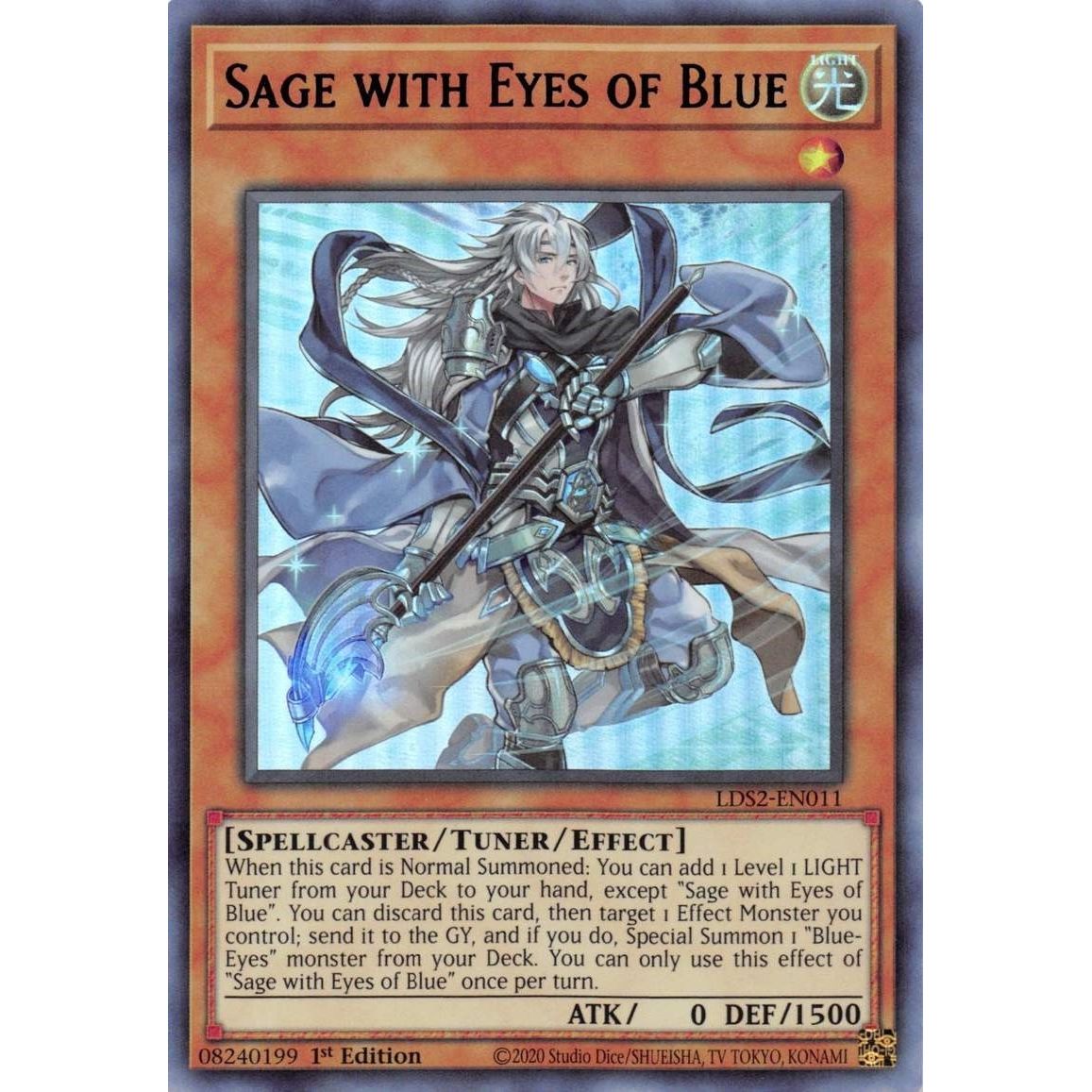 Image for Sage with Eyes of Blue (Blue) (LDS2-EN011) (LDS2) - YuGiOh