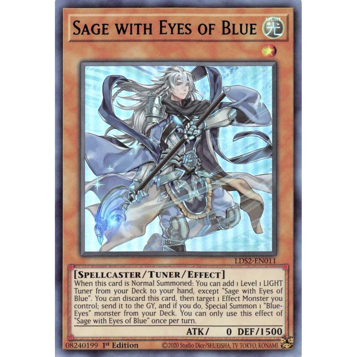 Image for Sage with Eyes of Blue (Green) (LDS2-EN011) (LDS2) - YuGiOh