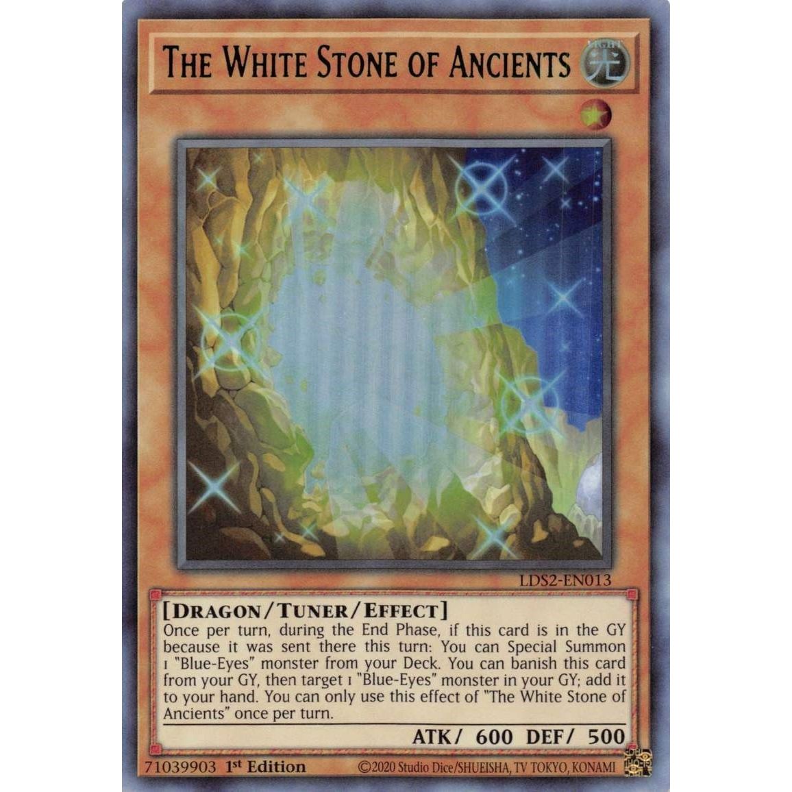Image for The White Stone of Ancients (Green) (LDS2-EN013) (LDS2) - YuGiOh