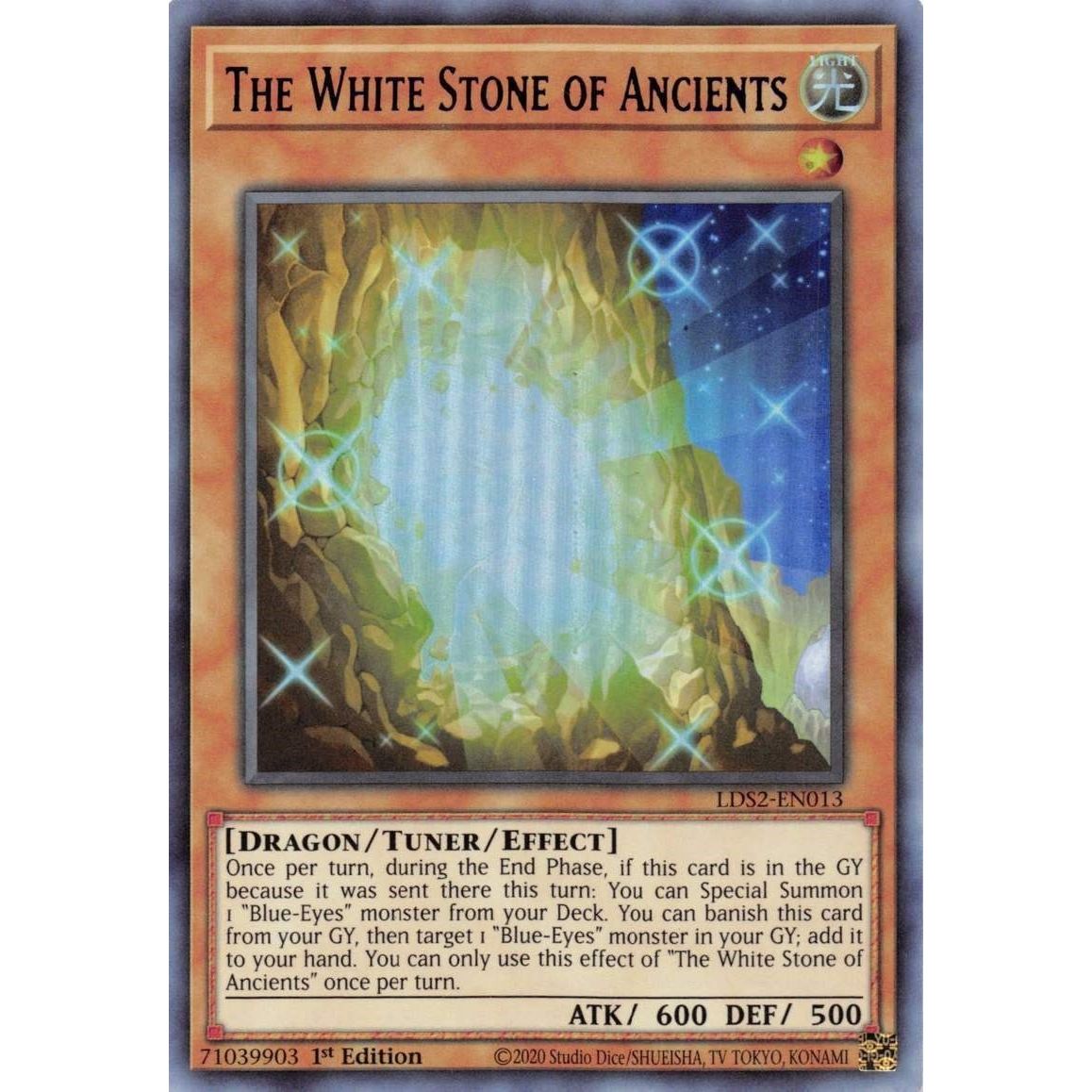 Image for The White Stone of Ancients (Purple) (LDS2-EN013) (LDS2) - YuGiOh