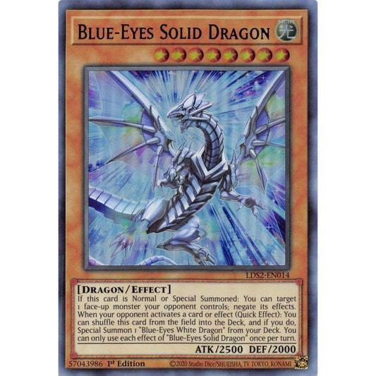 Image for Blue-Eyes Solid Dragon (Purple) (LDS2-EN014) (LDS2) - YuGiOh