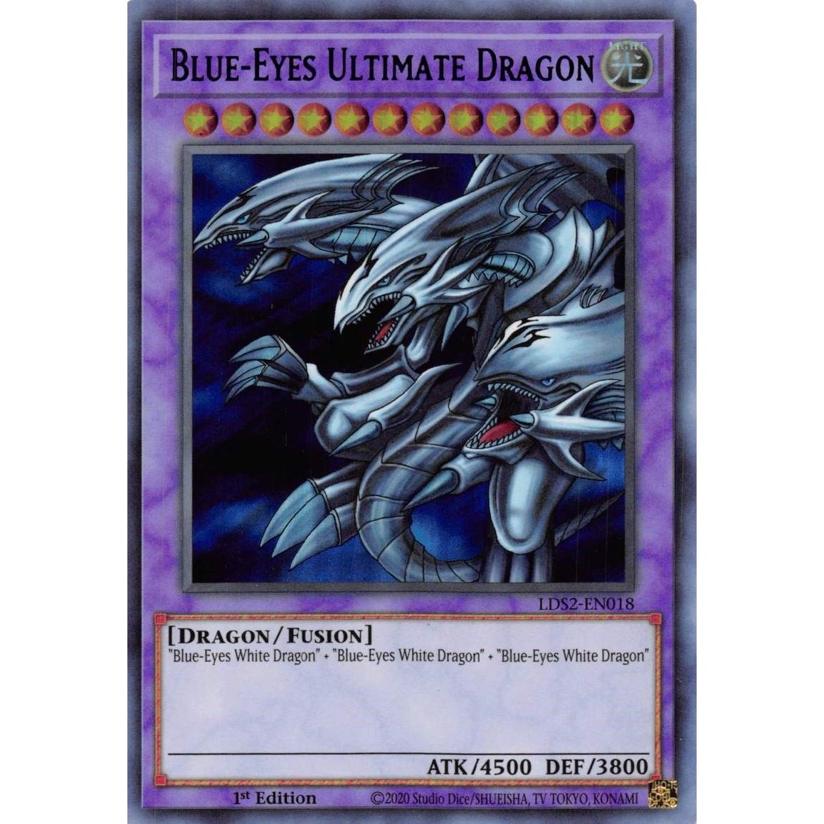 Image for Blue-Eyes Ultimate Dragon (Blue) (LDS2-EN018) (LDS2) - YuGiOh