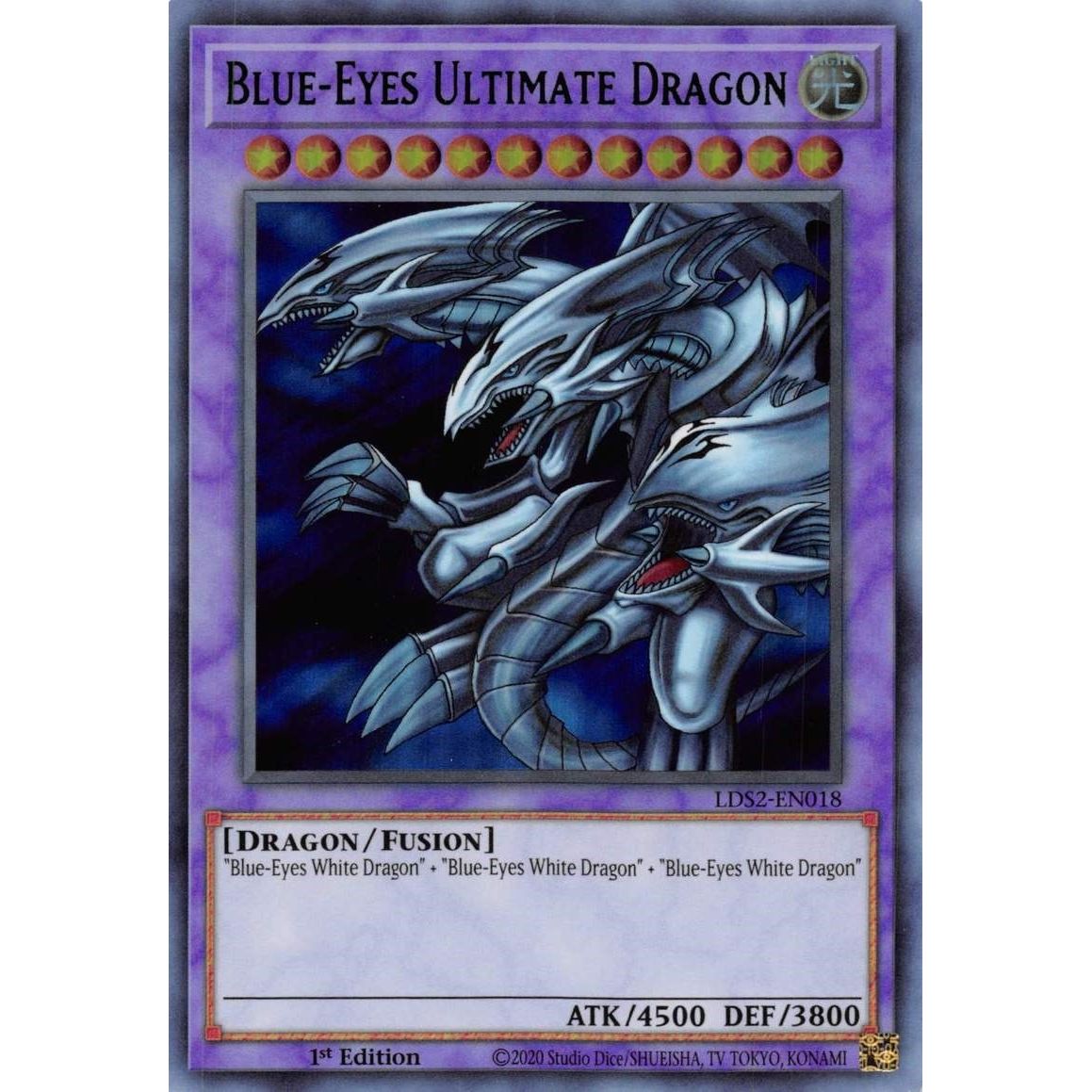 Image for Blue-Eyes Ultimate Dragon (Green) (LDS2-EN018) (LDS2) - YuGiOh
