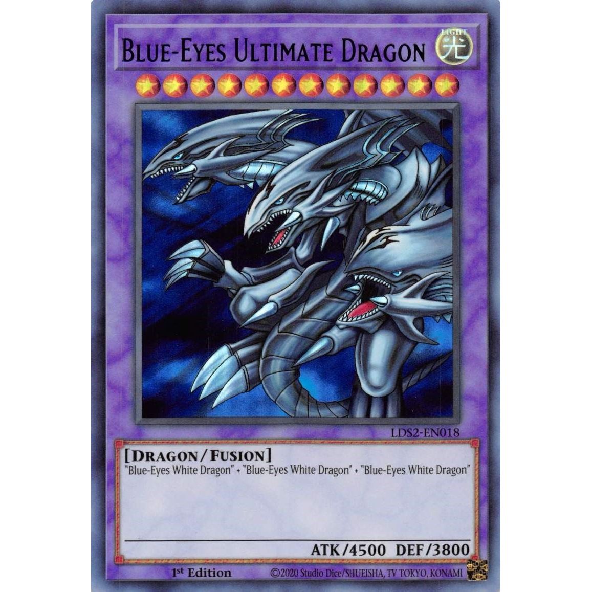 Image for Blue-Eyes Ultimate Dragon (Purple) (LDS2-EN018) (LDS2) - YuGiOh
