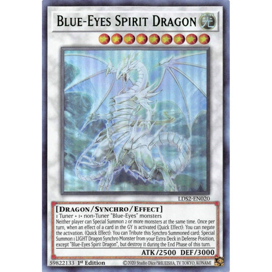 Image for Blue-Eyes Spirit Dragon (Green) (LDS2-EN020) (LDS2) - YuGiOh