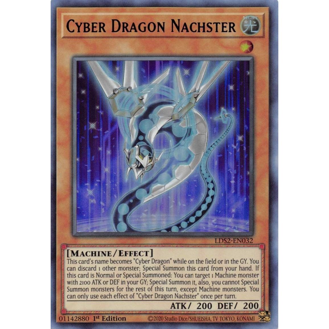 Image for Cyber Dragon Nachster (Blue) (LDS2-EN032) (LDS2) - YuGiOh