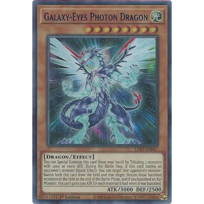 Image for Galaxy-Eyes Photon Dragon (Blue) (LDS2-EN047) (LDS2) - YuGiOh