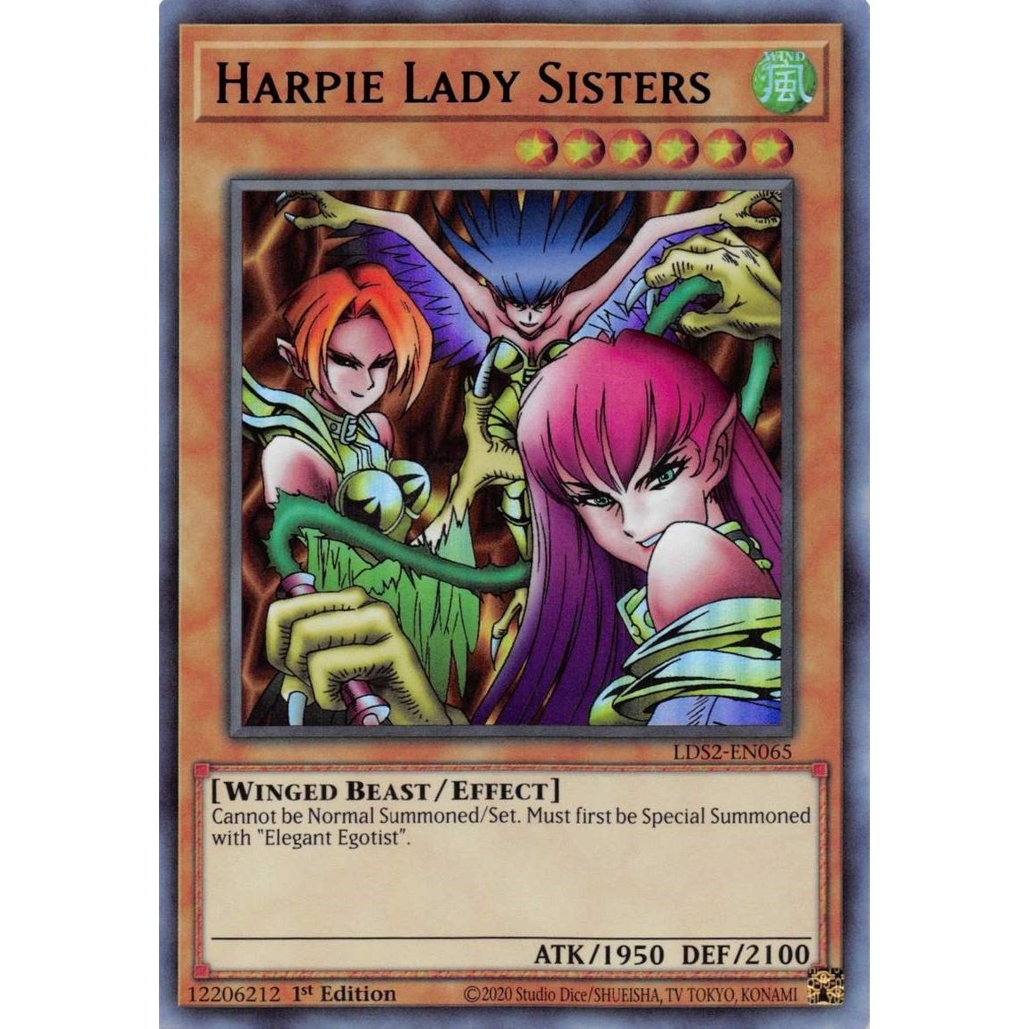 Image for Harpie Lady Sisters (Blue) (LDS2-EN065) (LDS2) - YuGiOh