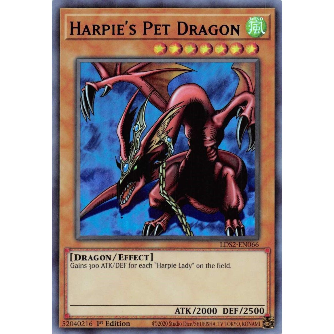 Image for Harpie's Pet Dragon (Purple) (LDS2-EN066) (LDS2) - YuGiOh