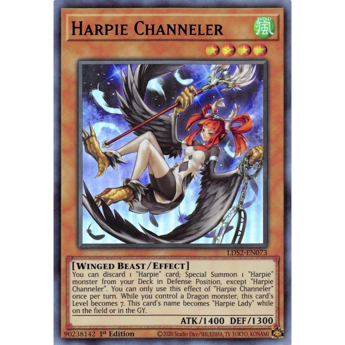 Image for Harpie Channeler (Purple) (LDS2-EN073) (LDS2) - YuGiOh