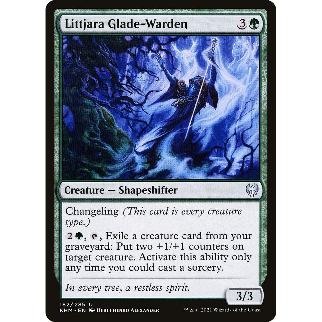 Image for Littjara Glade-Warden (182) (KHM) - Magic: The Gathering
