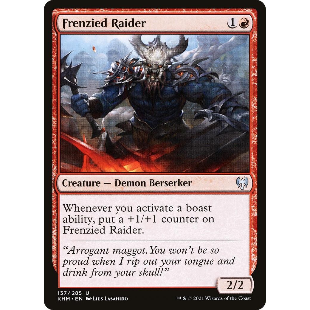 Image for Frenzied Raider (137) (KHM) - Magic: The Gathering