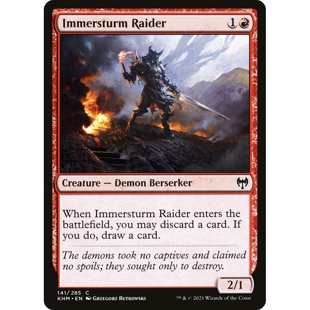 Image for Immersturm Raider (141) (KHM) - Magic: The Gathering