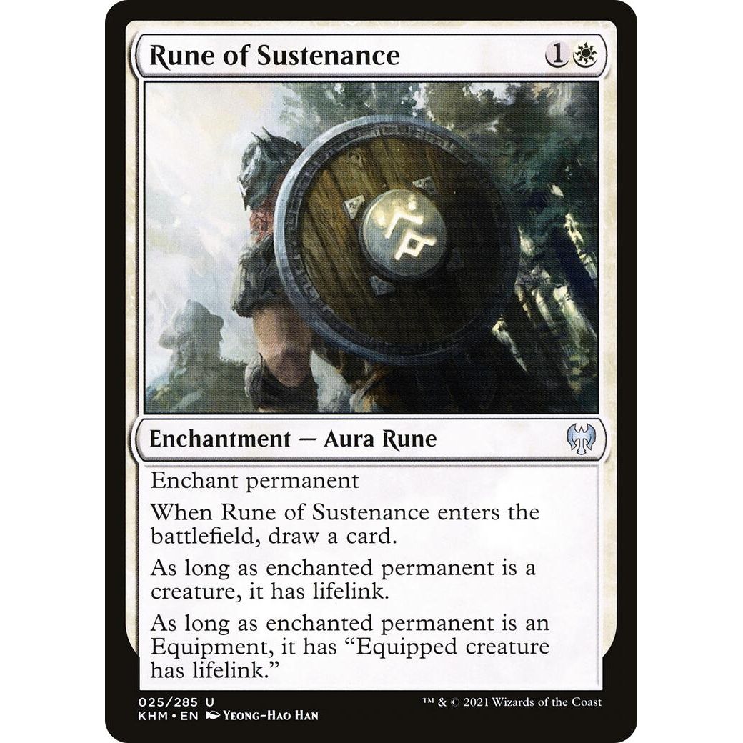 Image for Rune of Sustenance (25) (KHM) - Magic: The Gathering