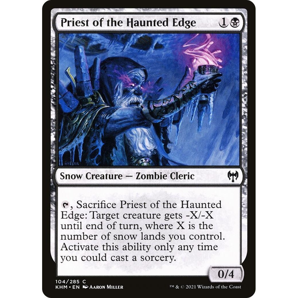 Image for Priest of the Haunted Edge (104) (KHM) - Magic: The Gathering