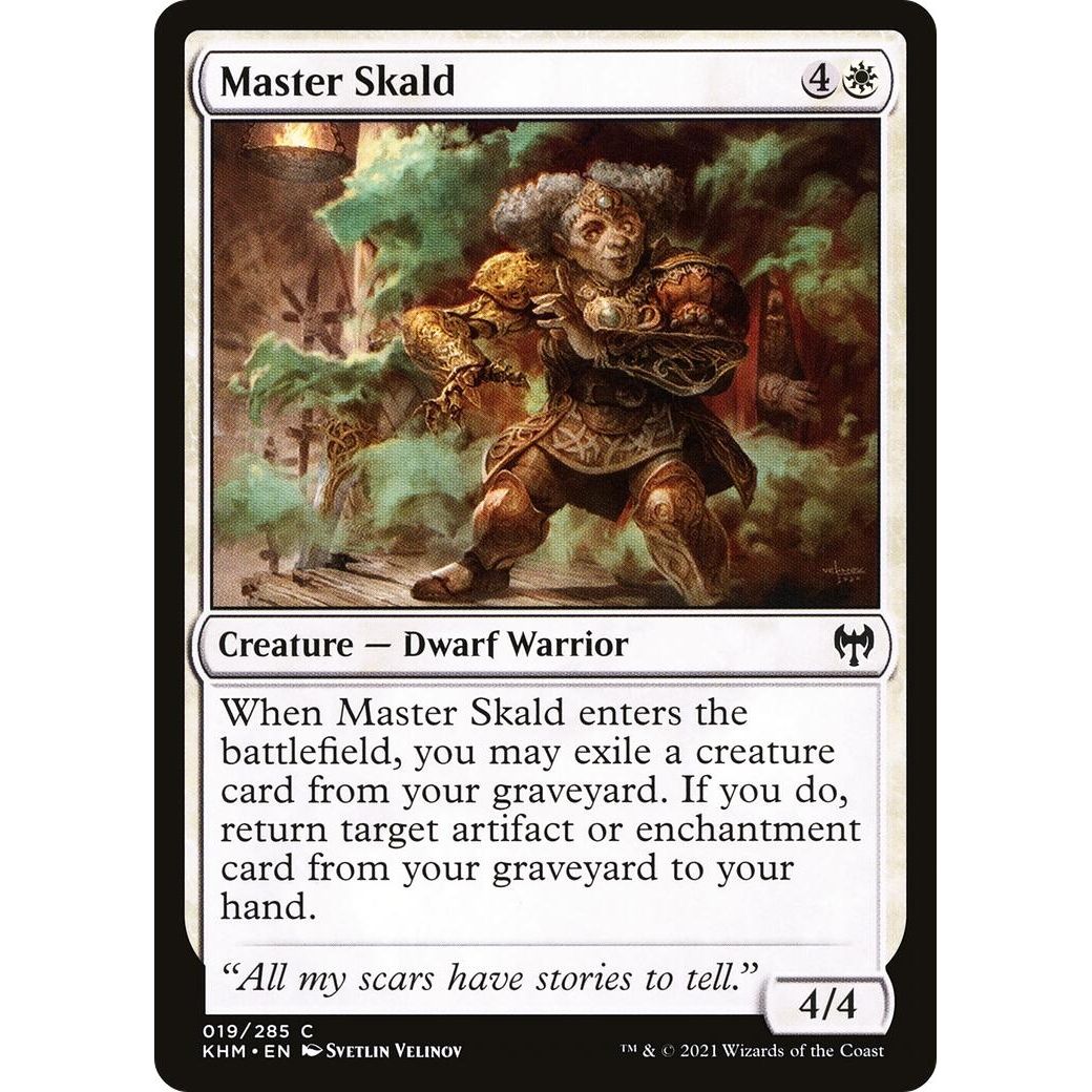 Image for Master Skald (19) (KHM) - Magic: The Gathering
