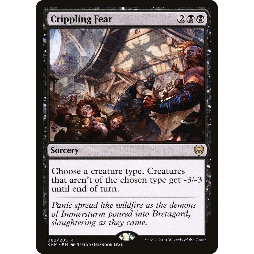 Image for Crippling Fear (82) (KHM) - Magic: The Gathering