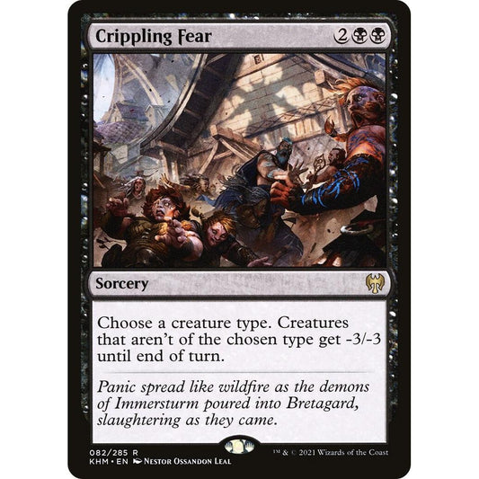 Image for Crippling Fear (82) (KHM) - Magic: The Gathering