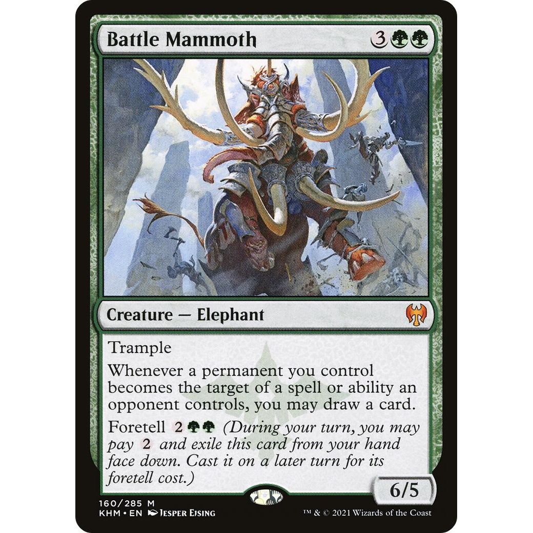 Image for Battle Mammoth (160) (KHM) - Magic: The Gathering