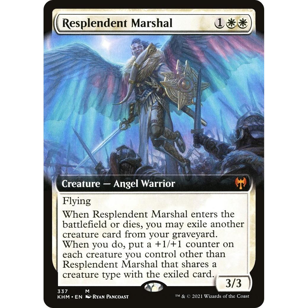 Image for Resplendent Marshal (Extended Art) (337) (KHM) - Magic: The Gathering