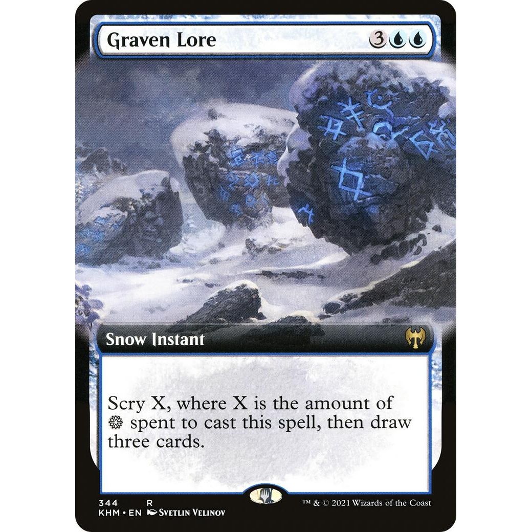 Image for Graven Lore (Extended Art) (344) (KHM) - Magic: The Gathering