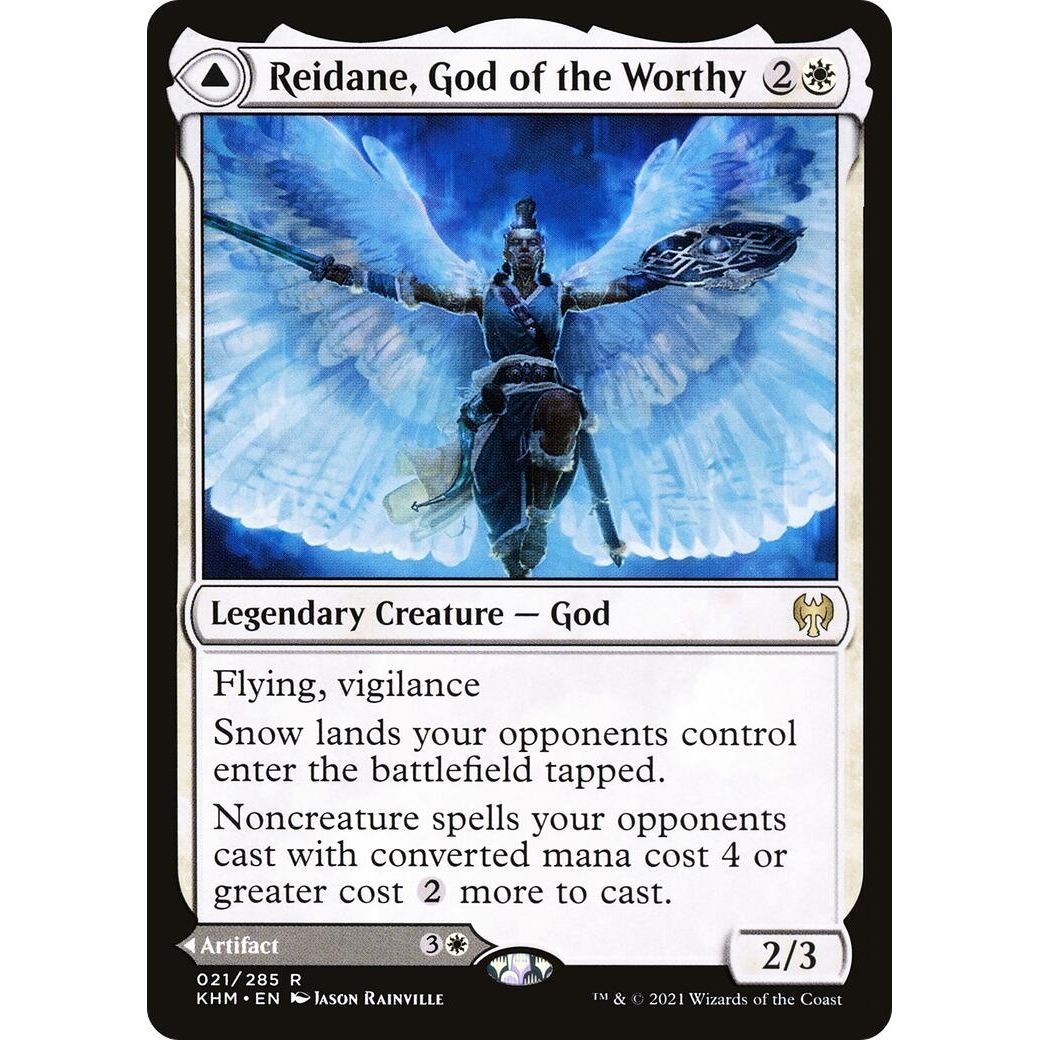 Image for Reidane, God of the Worthy (21) (KHM) - Magic: The Gathering