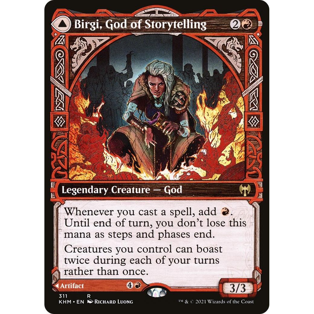 Image for Birgi, God of Storytelling (Showcase) (311) (KHM) - Magic: The Gathering