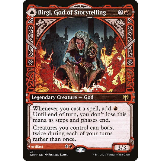 Image for Birgi, God of Storytelling (Showcase) (311) (KHM) - Magic: The Gathering