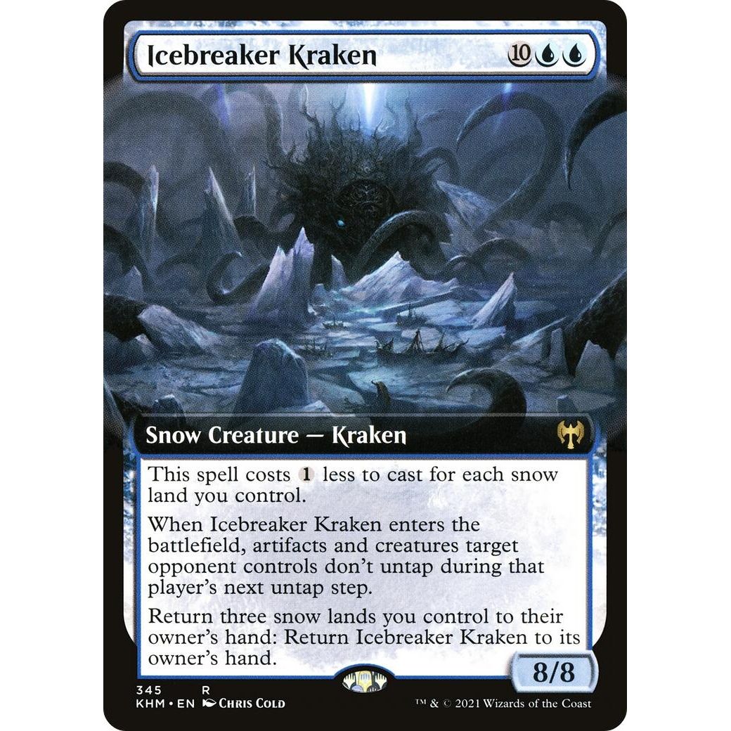 Image for Icebreaker Kraken (Extended Art) (345) (KHM) - Magic: The Gathering