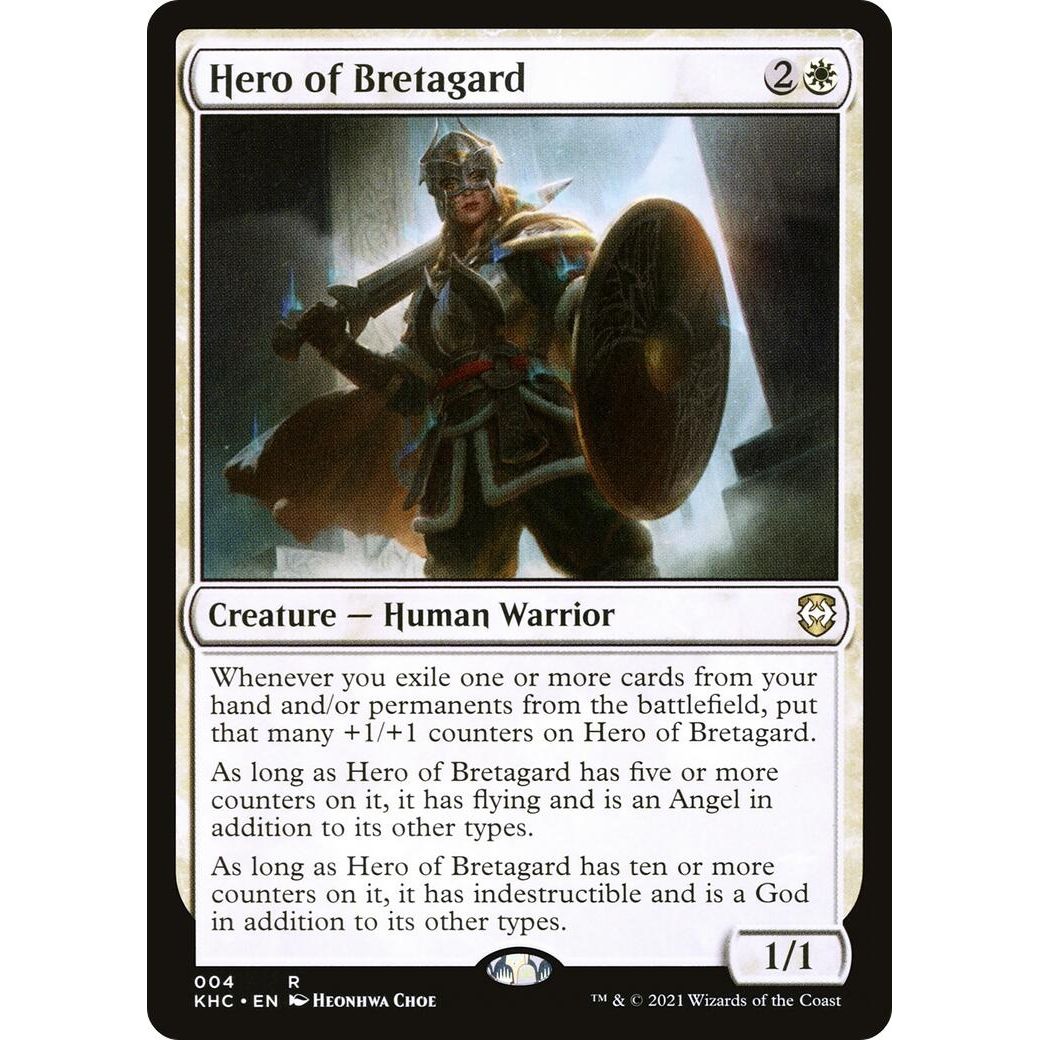 Image for Hero of Bretagard (4) (KHC) - Magic: The Gathering
