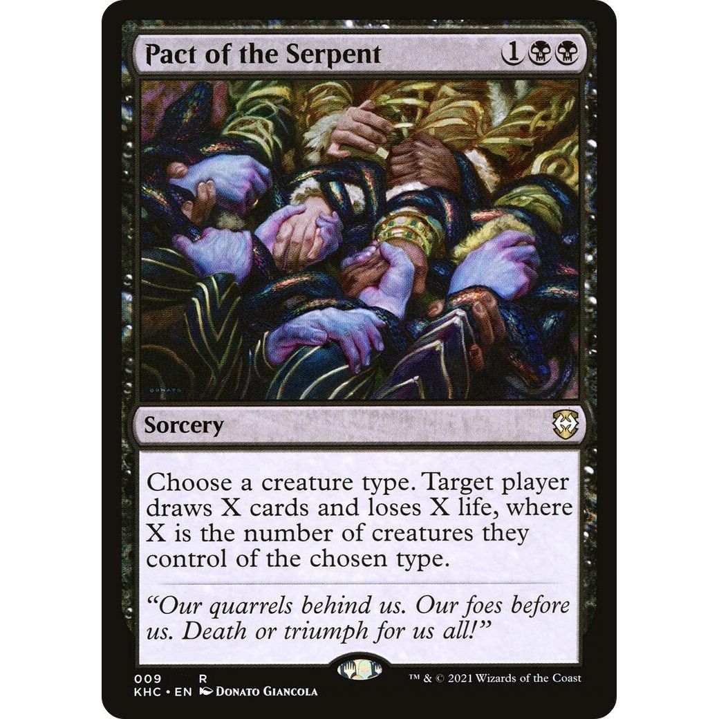 Image for Pact of the Serpent (9) (KHC) - Magic: The Gathering