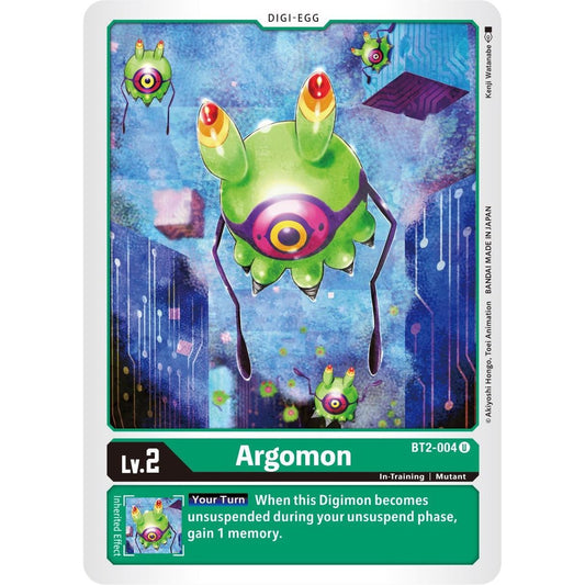 Image for Argomon - BT2-004 (BT2-004 U) (BT01-03B) - Digimon Card Game