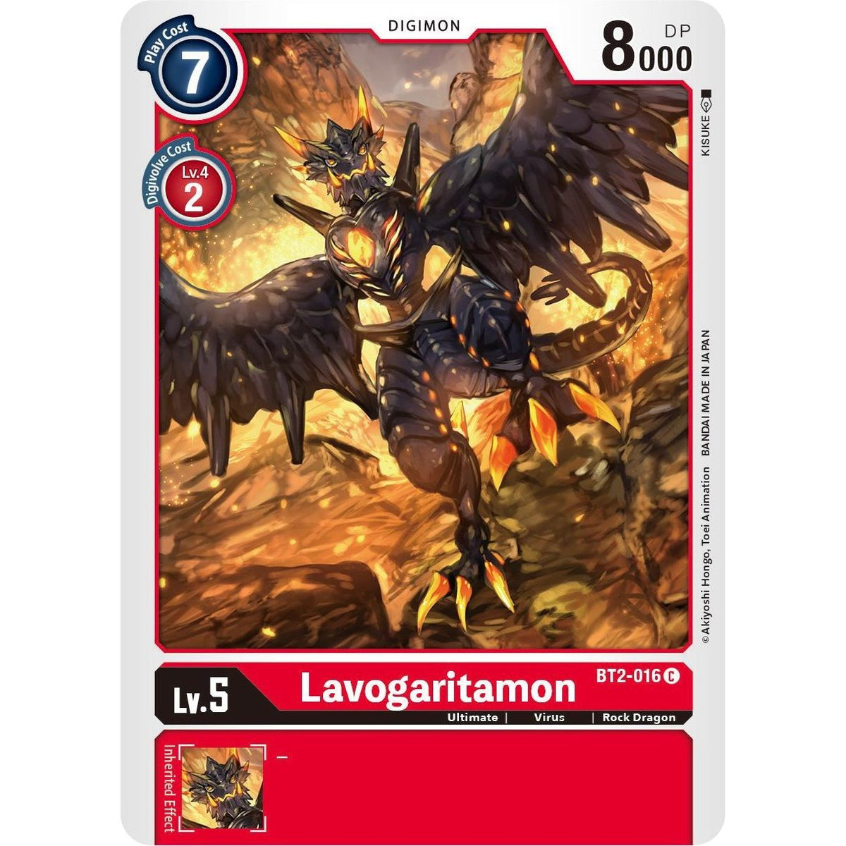 Image for Lavogaritamon (BT2-016 C) (BT01-03B) - Digimon Card Game