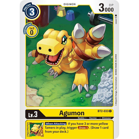 Image for Agumon - BT2-033 (BT2-033 C) (BT01-03B) - Digimon Card Game