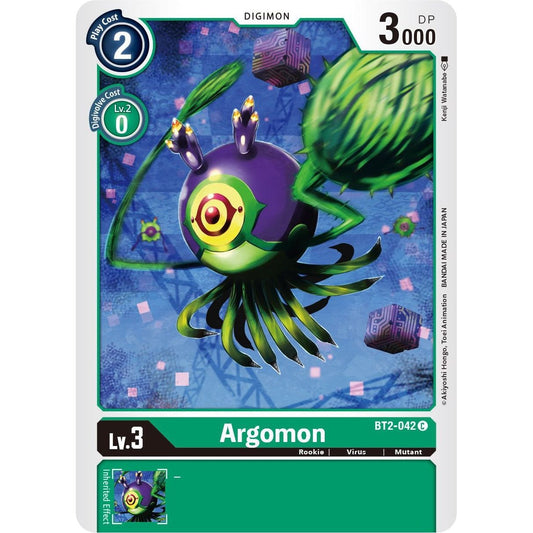 Image for Argomon - BT2-042 (BT2-042 C) (BT01-03B) - Digimon Card Game
