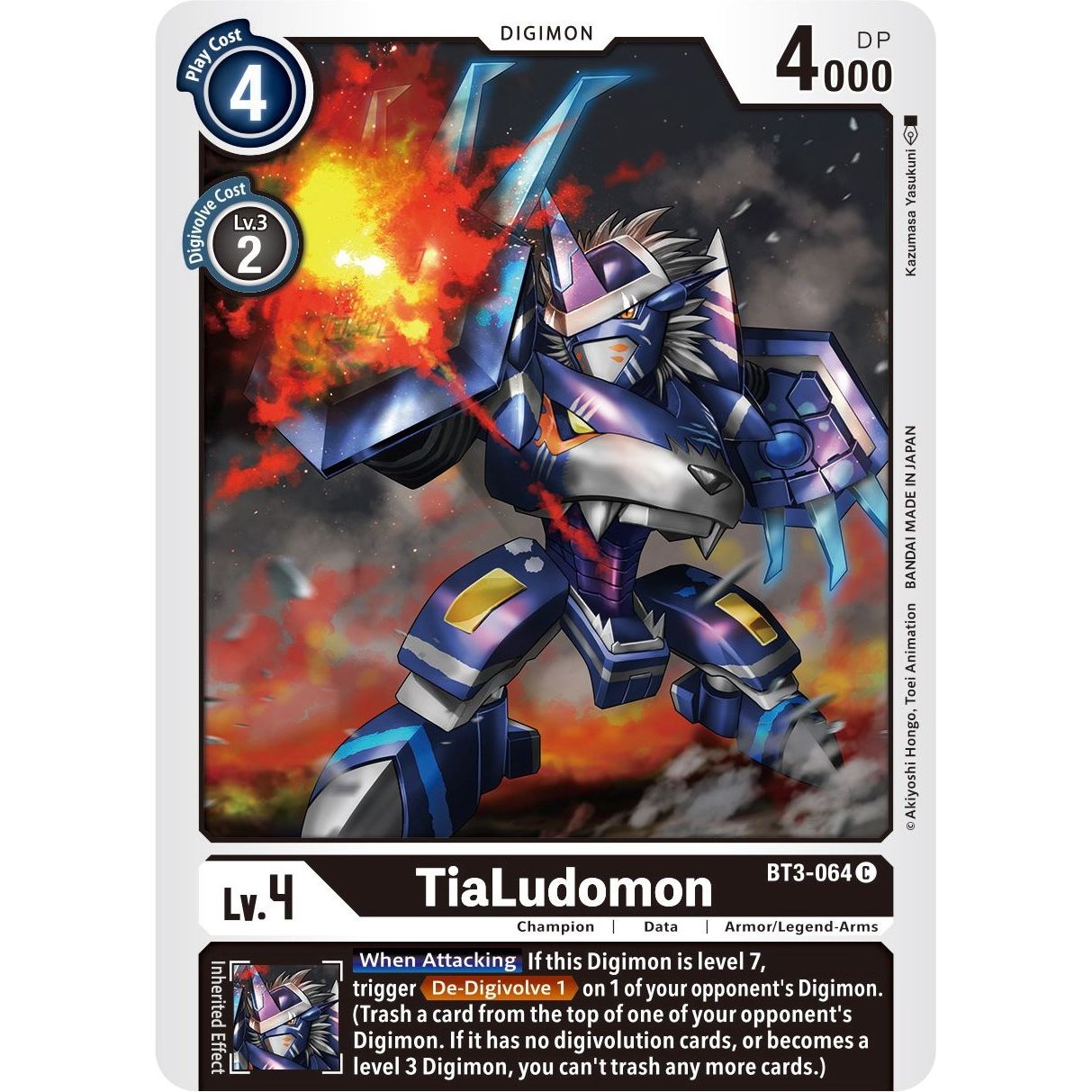 Image for TiaLudomon (BT3-064 C) (BT01-03B) - Digimon Card Game