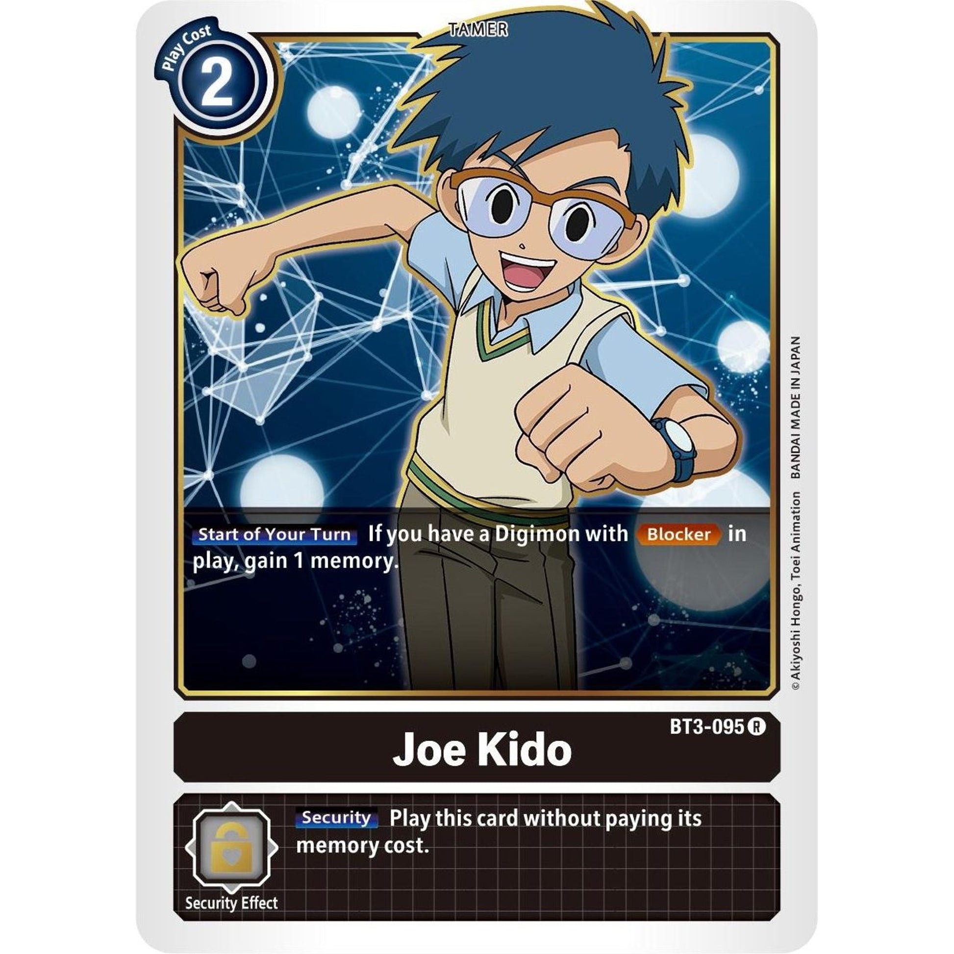 Image for Joe Kido - BT3-095 (BT3-095 R) (BT01-03B) - Digimon Card Game