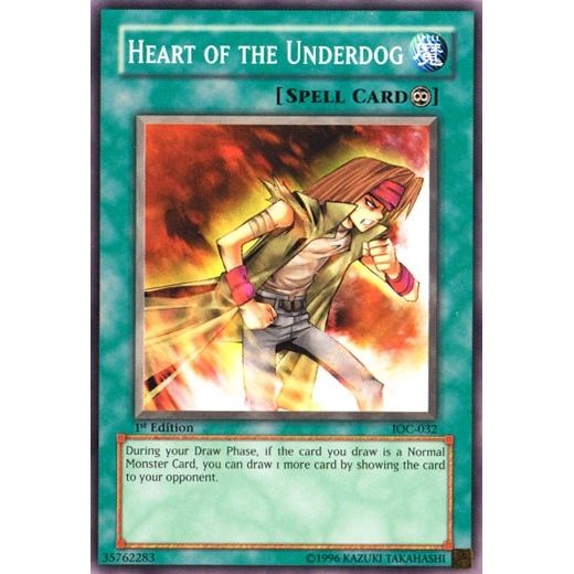 Image for Heart of the Underdog (IOC-032) (IOC) - YuGiOh