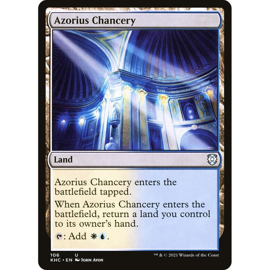 Image for Azorius Chancery (106) (KHC) - Magic: The Gathering