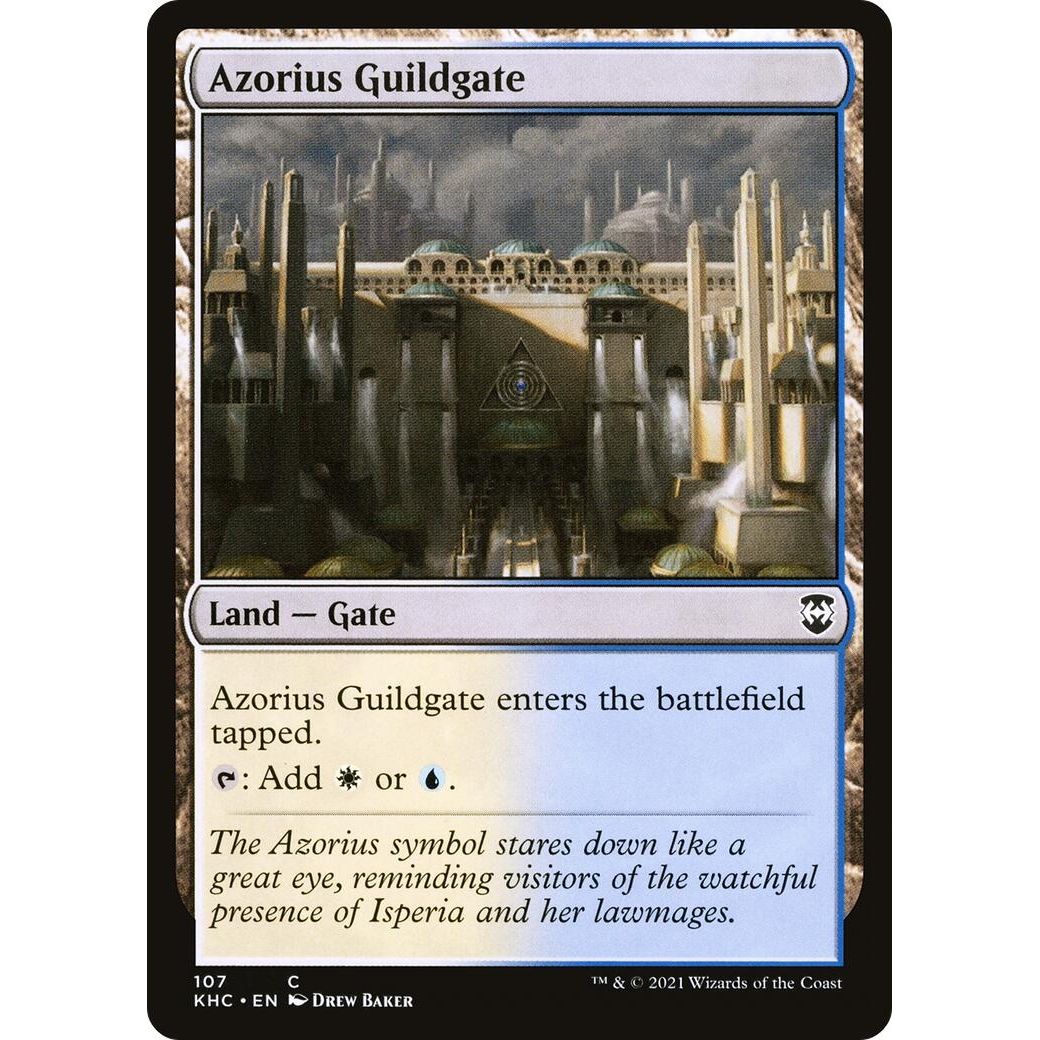 Image for Azorius Guildgate (107) (KHC) - Magic: The Gathering